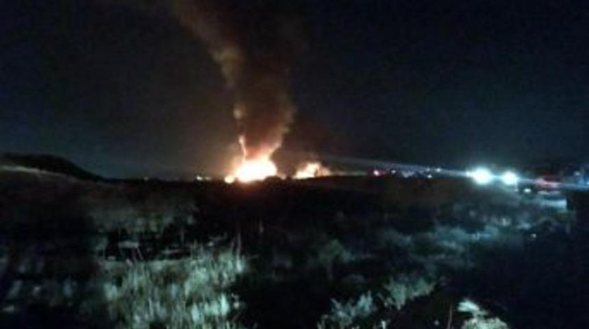 Erbil'deki Peşmerge M&uuml;himmat Deposunda Patlama