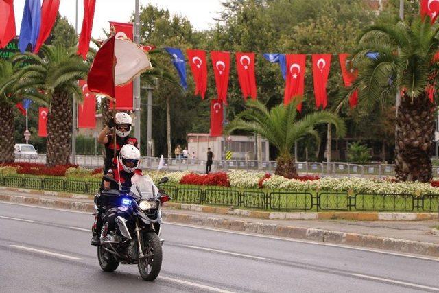 Vatan Caddesi’nde 30 Ağustos Zafer Bayramı Kutlamalarının Provası Yapıldı