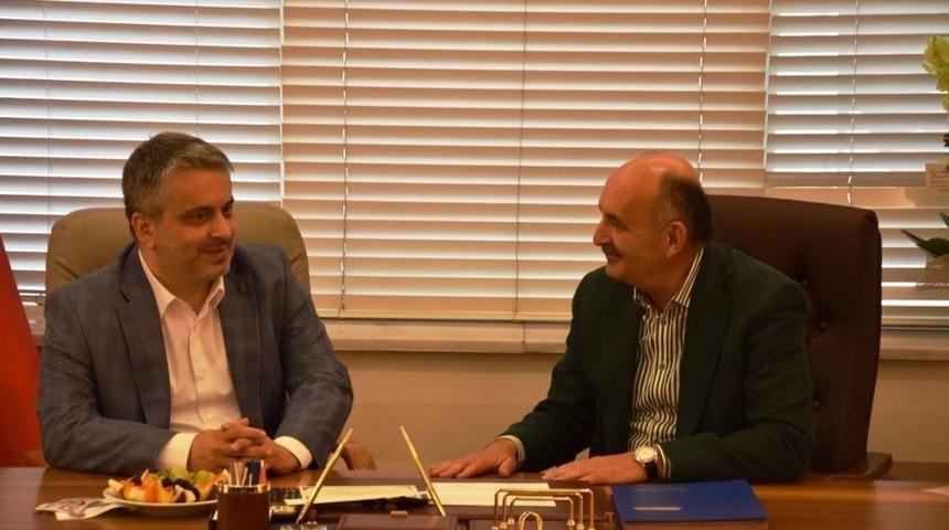 M&uuml;ezzinoğlu Ve Altepe&rsquo;den Salman&rsquo;a Hayırlı Olsun Ziyareti