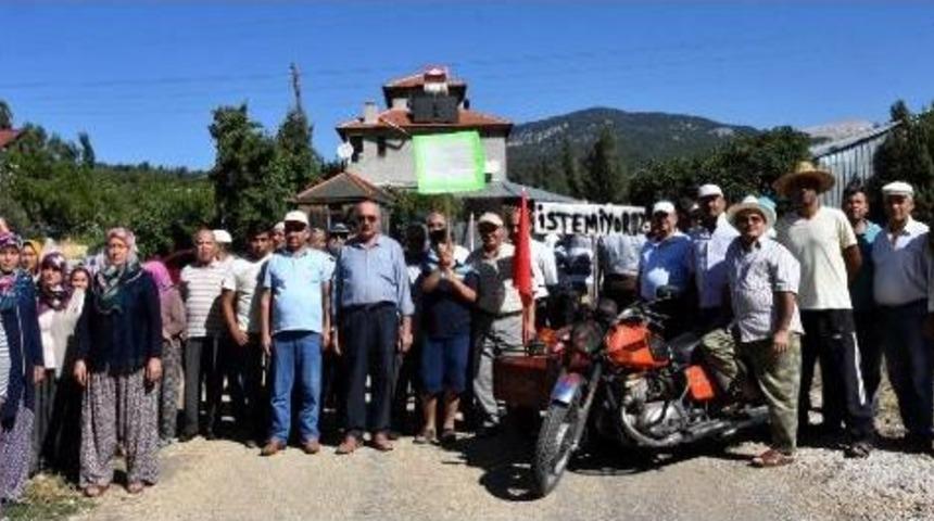 Kaş'ta 'boksit' Ocağı Protestosu