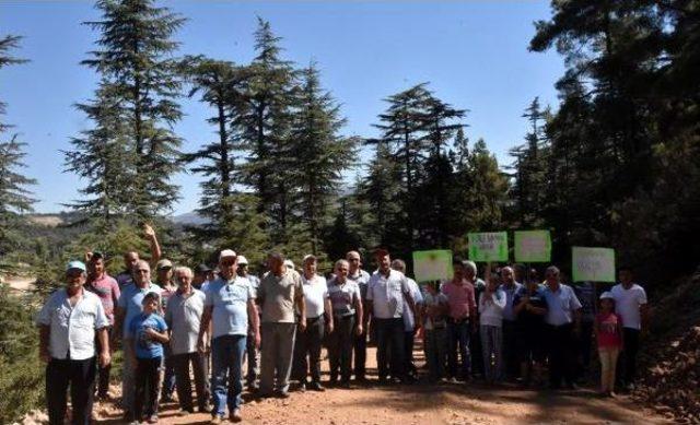 Kaş'ta 'boksit' Ocağı Protestosu