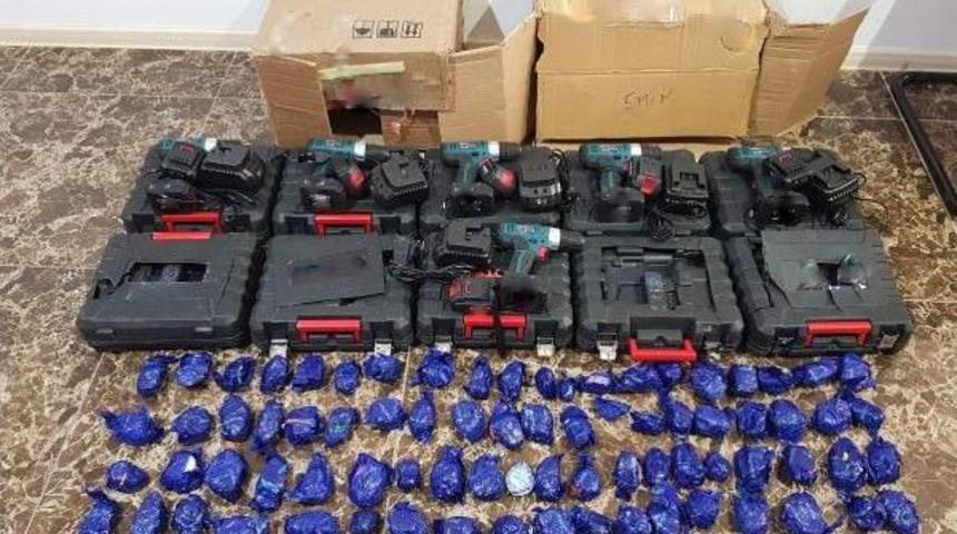 Matkap Kutularında 20 Bin Adet Captagon Hap Ele Ge&ccedil;irildi