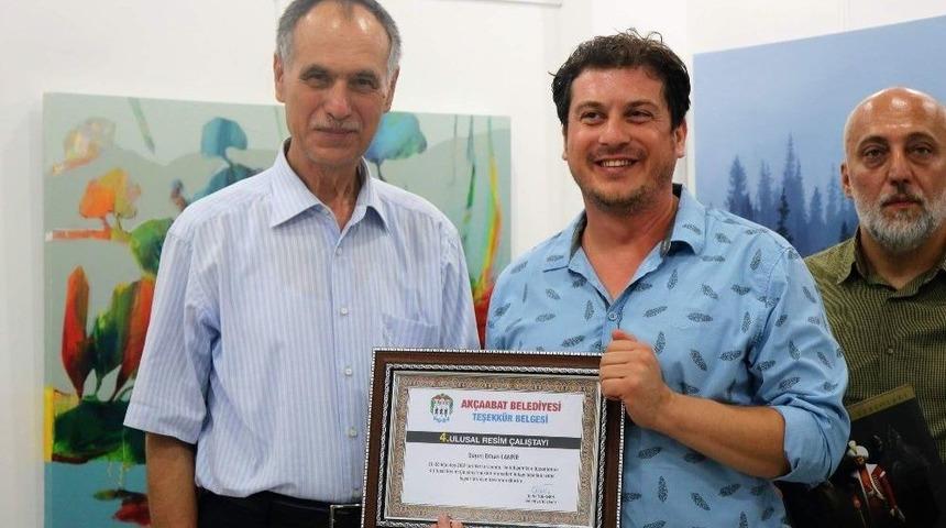 Ak&ccedil;aabat&rsquo;ta Plastik Sanatlar &Ccedil;alıştayı Sergisi