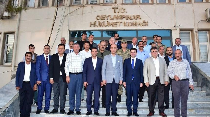 Vali Erin&rsquo;den Ceylanpınar&rsquo;a &Ccedil;ıkarma