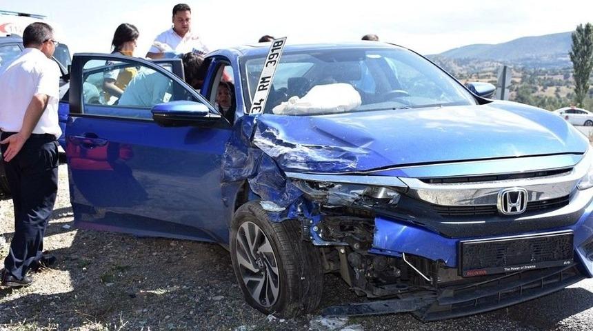 Tosya&rsquo;da Trafik Kazası: 1 Yaralı