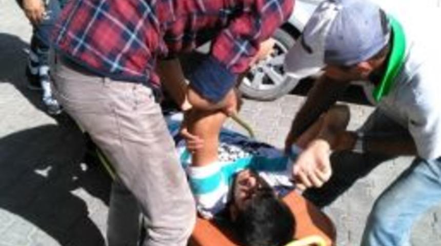 Otomobil İle Bisiklet &Ccedil;arpıştı: 1 Yaralı