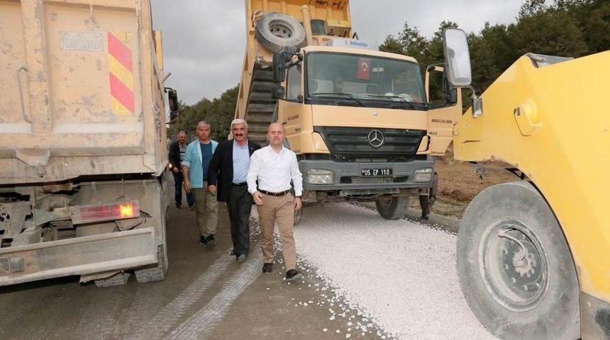 Vali Varol&rsquo;dan Asfalt &Ccedil;alışmalarına Takip