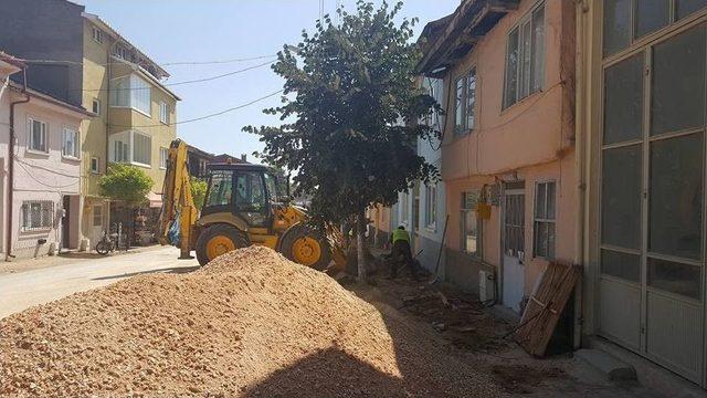 Pazaryeri’nde Elektirik Hatları Yer Altına Alındı