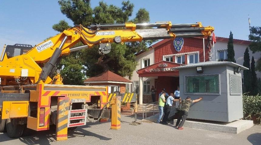 Samsun&rsquo;da Polis Merkezlerine Zırhlı N&ouml;bet Kul&uuml;besi