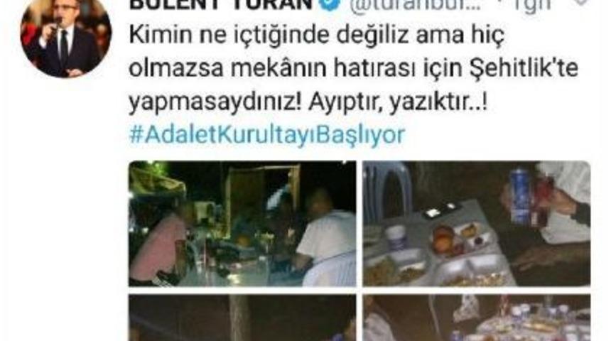 Şehitlikte Alkol Alan 3 Kişiye Chp'den Ihra&ccedil;