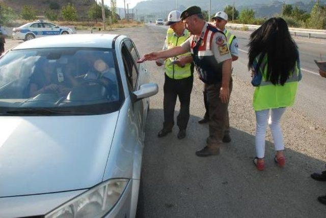 Çorum'da Drone Ile Trafik Denetimi