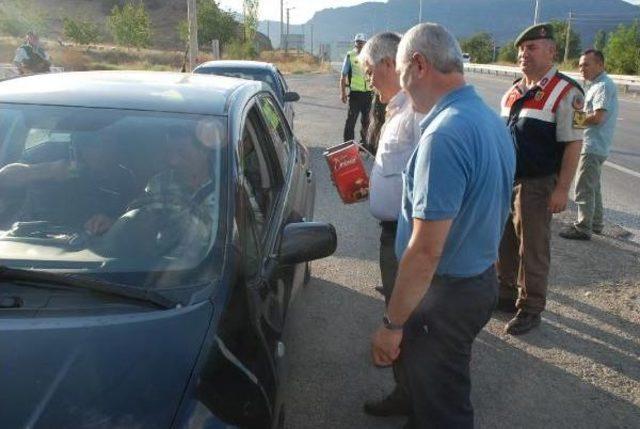 Çorum'da Drone Ile Trafik Denetimi