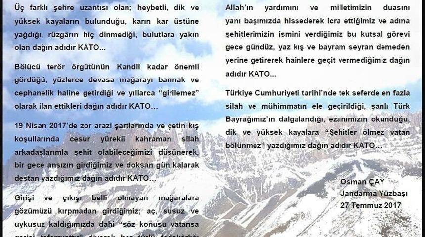 Mehmet&ccedil;ik Girilmez Denilen Kato Dağı&rsquo;nda &rsquo;destan&rsquo; Yazmaya Devam Ediyor