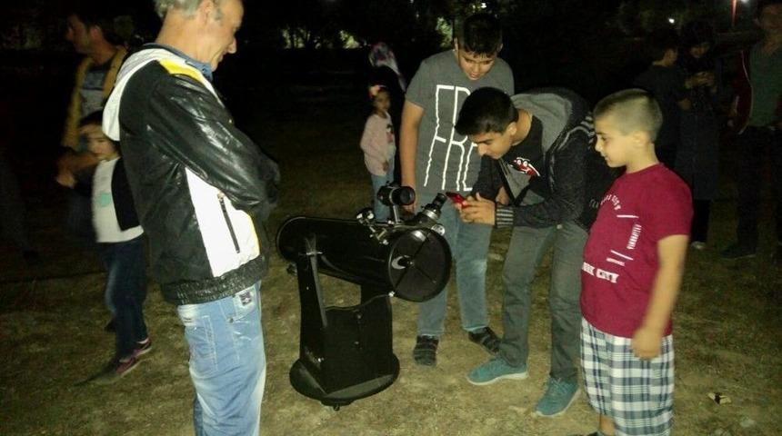 Bolvadin&rsquo;de G&ouml;ky&uuml;z&uuml; G&ouml;zlem Şenliği Yoğun İlgi G&ouml;rd&uuml;