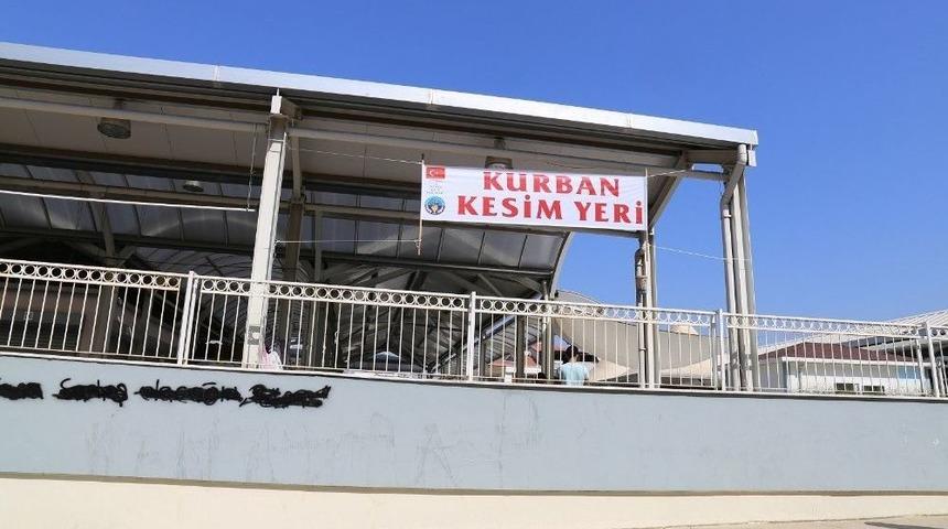 Kurban Kesim Yerleri Hizmete Hazır