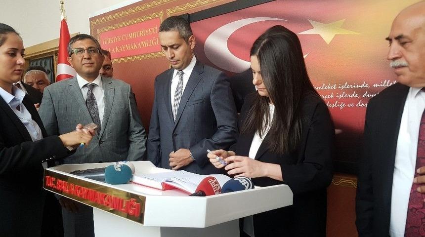 Bakan Sarıeroğlu, Bala Kaymakamı Şivgan&rsquo;ı Ziyaret Etti