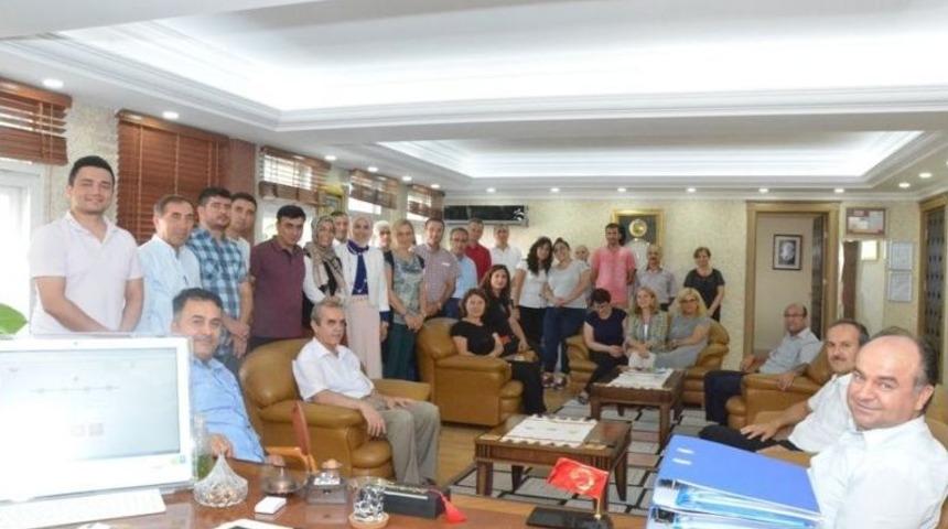 İl Milli Eğitim M&uuml;d&uuml;r&uuml; Durmuş, Personeli İle Bayramlaştı