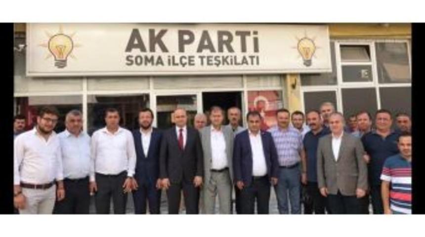 Ak Parti Soma&rsquo;da Temay&uuml;l Yoklaması Yapıldı