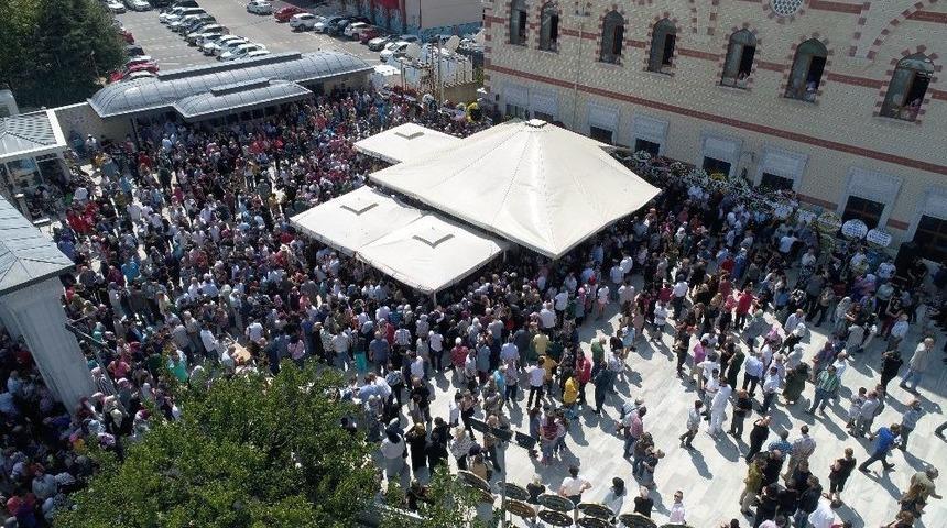 Vatan Şaşmaz&rsquo;ın Cenaze T&ouml;reni Havadan G&ouml;r&uuml;nt&uuml;lendi