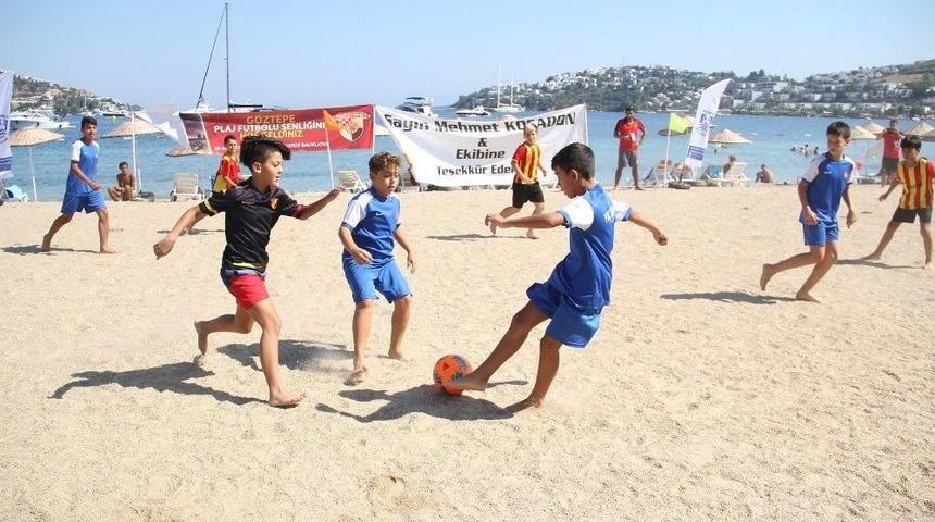 Bodrum&rsquo;da Plaj Futbolu Şenliği