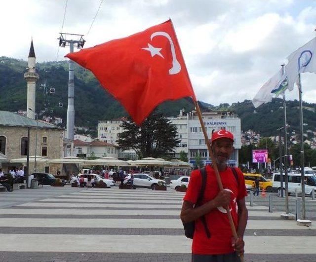 Eren Bülbül Için Samsun'dan Maçka'ya Yürüyor