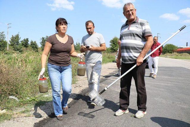 Dereye Bir Tanker Solvent Döküp Kaçtılar