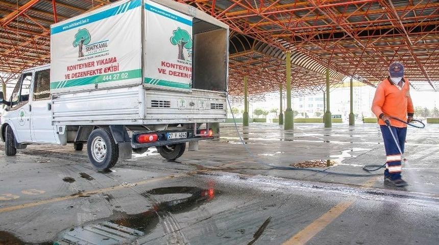 Şehitkamil&rsquo;de Kurban Kesim Yerleri Dezenfekte Ediliyor