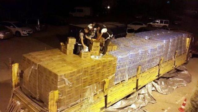 Mardin'de Tır'da 10 Bin Paket Kaçak Sigara