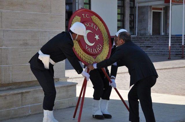 Tunceli’de 30 Ağustos Zafer Bayramı’nın 95’inci Yıl Dönümü Kutlamaları