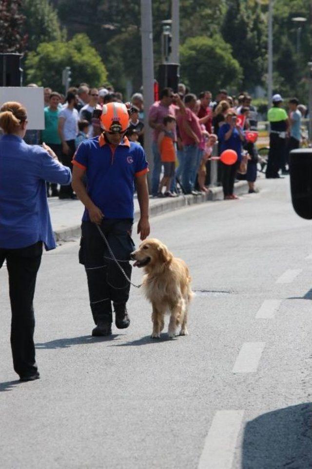 Kayseri’de Zafer Bayramında Arama Köpeği Kaçtı