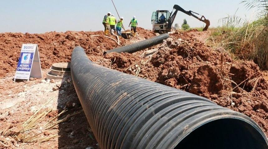 Harran&rsquo;da Alt Yapı &Ccedil;alışmaları Devam Ediyor