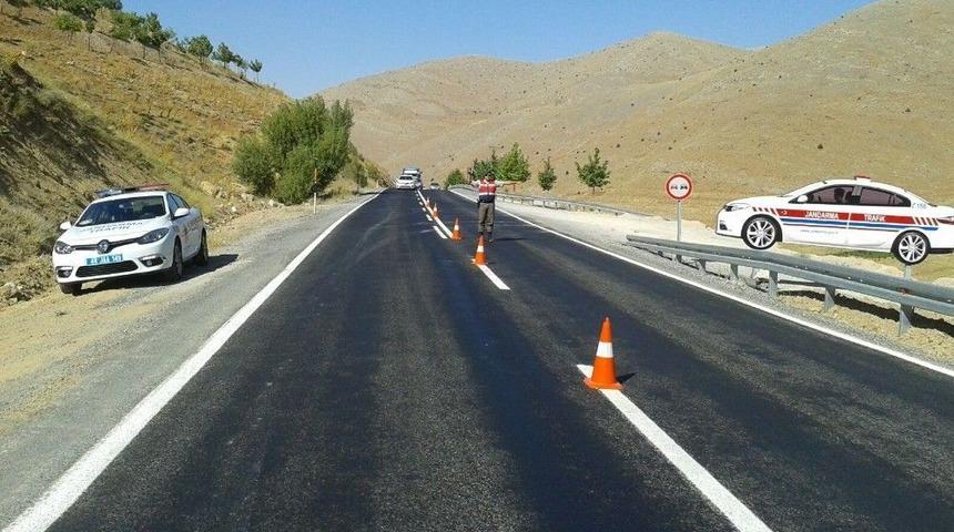 Jandarmadan Maket Ara&ccedil;lı Trafik Tedbiri