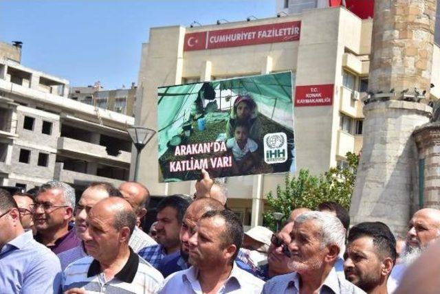 İzmir'de Arakan Tepkisi