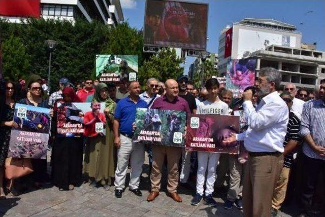 İzmir'de Arakan Tepkisi