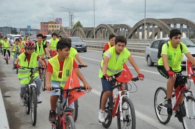 Bafra’da 30 Ağustos Bisiklet Turu