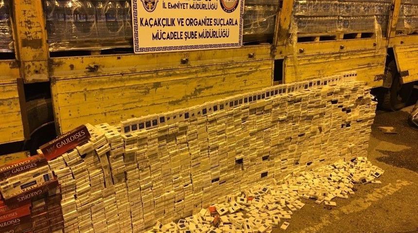 Su Bidonlarında Ka&ccedil;ak Sigara Sevkıyatı