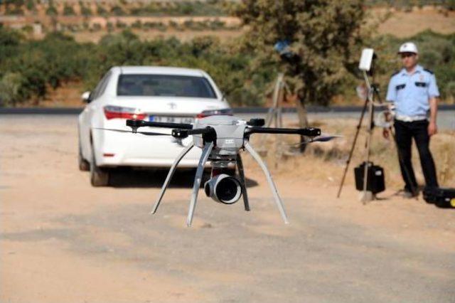 Gaziantep'te Drone Ile Trafik Denetimi