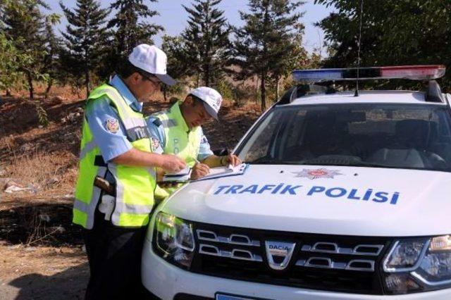 Gaziantep'te Drone Ile Trafik Denetimi