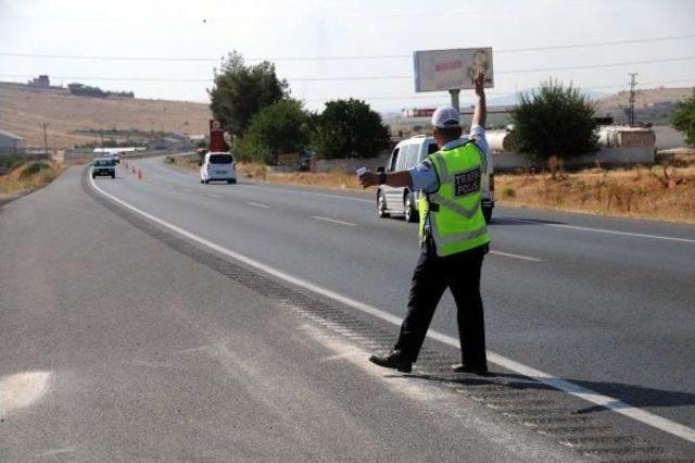 Gaziantep'te Drone Ile Trafik Denetimi