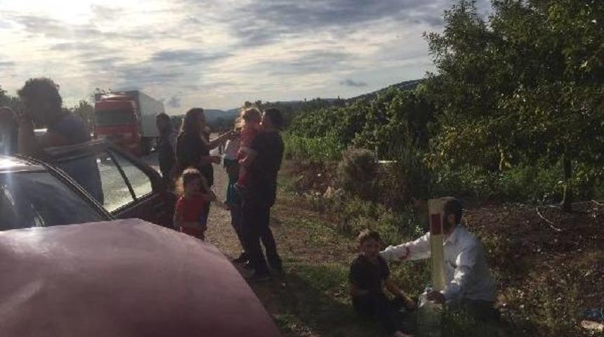 Yol Kenarında Elma Satın Almak Isterken Kazada &Ouml;ld&uuml;