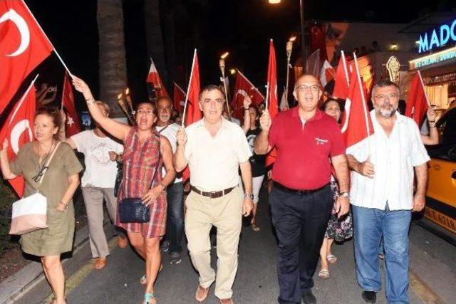 On Binler Bodrum'da Zafer Bayramı Için Yürüdü 