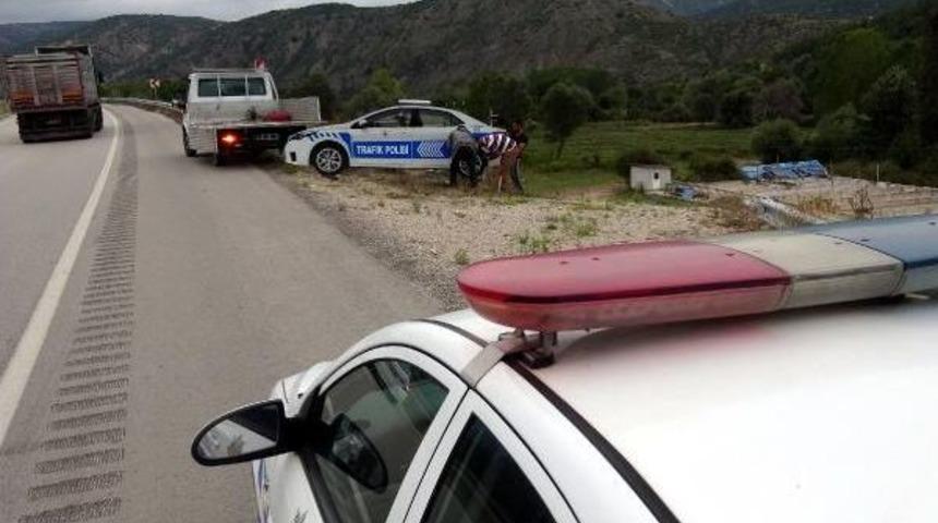 Karab&uuml;k'te Iki 'kara Nokta'ya Maket Polis Aracı