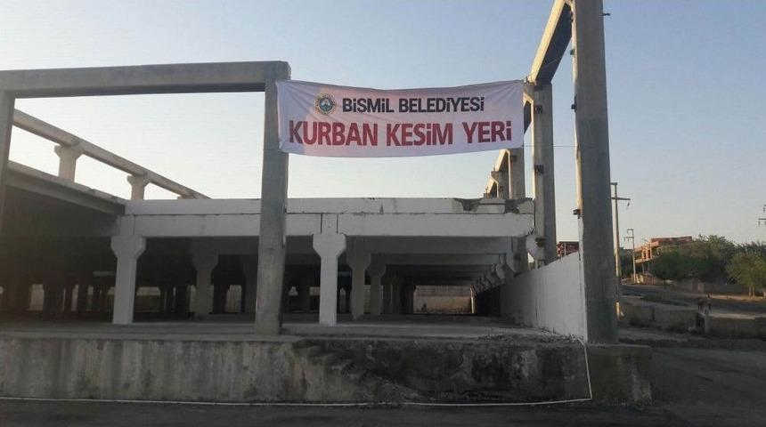 Bismil&rsquo;de Kurban Kesim Yerleri Belirlendi