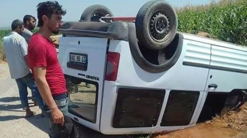 Takla Atan Aracın S&uuml;r&uuml;c&uuml;s&uuml; Yaralandı