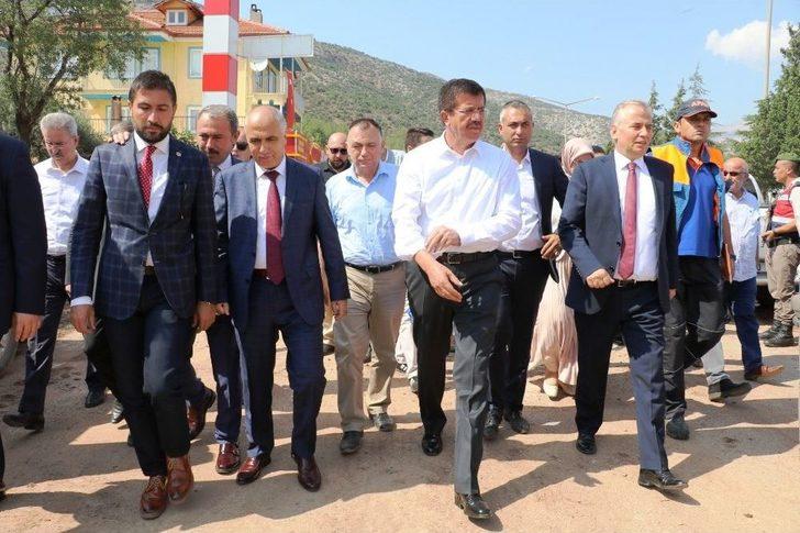Ekonomi Bakanı Zeybekci Afet Bölgesinde G5