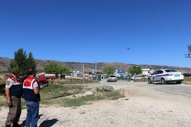 Jandarmadan Hayvan Pazarına Droneli Önlem