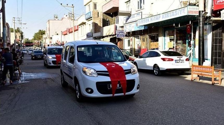 Ceylanpınar Belediyesi Ara&ccedil; Filosuna 5 Yeni Ara&ccedil; Daha Katıldı