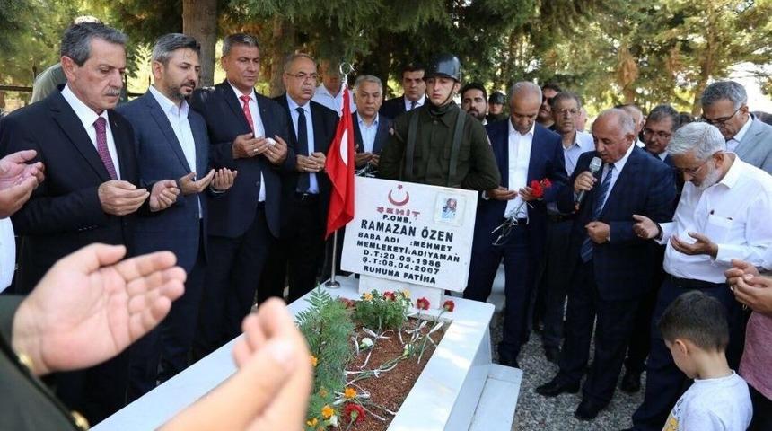 Adıyaman&rsquo;da Şehitlik Ve Şehit Aileleri Ziyaret Edildi