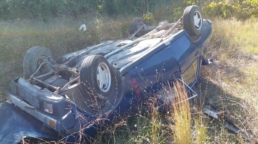 Otomobil Takla Attı: 1 Yaralı