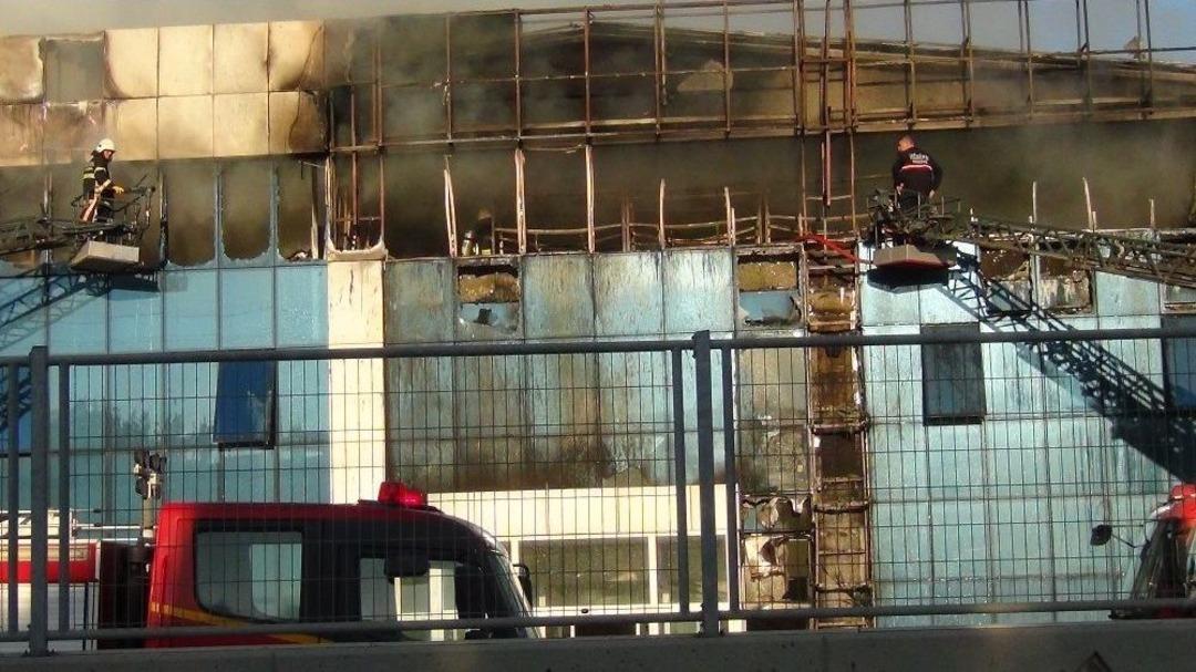 Ergene&rsquo;de Fabrika Yangını